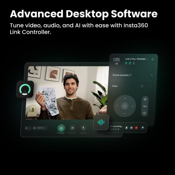 Insta360 Link 2 Pro & Insta360 Link 2C Pro - Flagship AI 4K Webcam - Insta360 Store